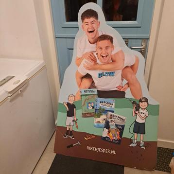 Tof stevig bord-poster van  Rik en Jesper ! glowmovies