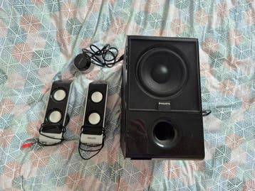 Philips 2.1 Speakerset - Gebruikt