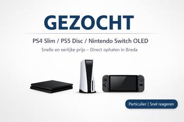 Gezocht: PS4 Slim – snel ophalen – nette prijs
