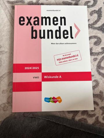 Examenbundel Wiskunde A VWO 2024/2025