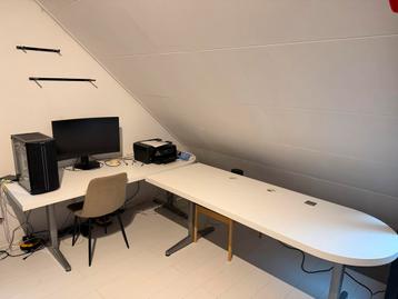 Ahrend Bureau Wit 213x80cm - In Hoogte Verstelbaar