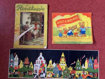 Oude kinderboeken en een panorama