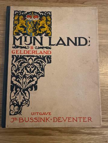Mijn Land verzamelboeken -  J.B. Bussink Deventer - 4 stuks