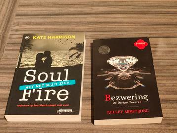 Twee young adult boeken. Soul Fire en Bezwering