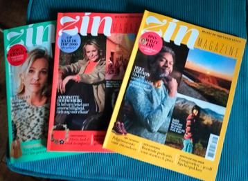 3 x het tijdschrift Zin magazine.