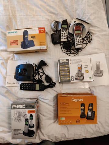 Handset telefoons allerlei oa Philips, Doro, Fysic, Siemens
