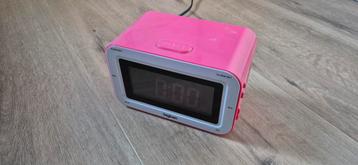 Gratis afhalen: Roze Bigben Wekker - Digitaal