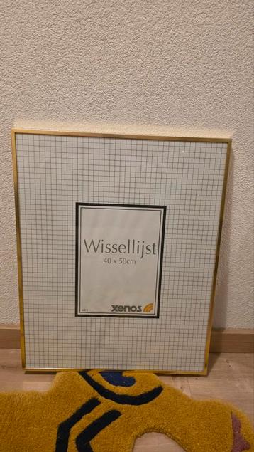 Gratis Xenos Wissellijst 40x50cm - Gouden Rand