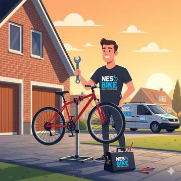 🛠️ Fiets Kapot? Geen Stress! NES BİKE Komt Naar U Toe! 🏠🚲