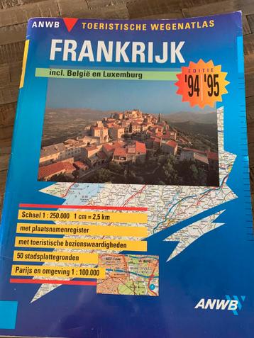 Wegenatlas Frankrijk, belgie, luxemburg