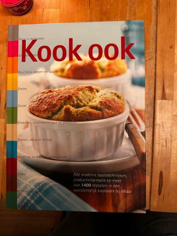 Kookboek ‘Kook ook’ - met uitleg over alle basis zaken