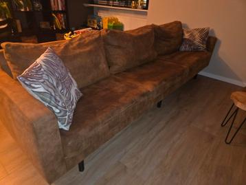 GRATIS op te halen! Mooie bruine bank - 280x85x75 cm