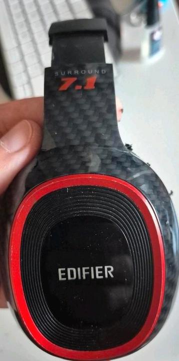 Edifier G20 USB Gaming Headset (Werkt goed,kussens bladeren)