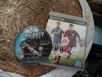PS3 Spellen: Call of Duty (zonder hoesje) & FIFA 15