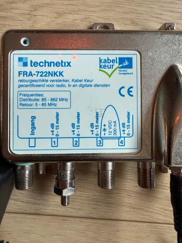 Technetix FRA-722NKK Kabel Keur Versterker