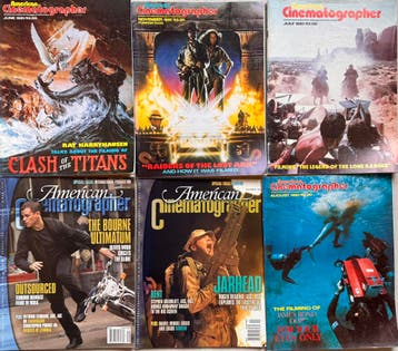 American Cinematographer Magazine  1980 ~ 2000