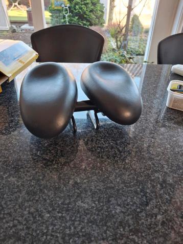 Fietszadel met dubbele zitting