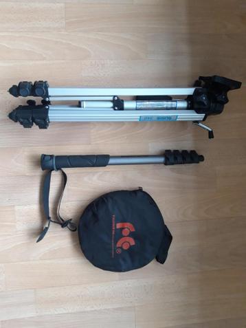 Fotografie spullen (2x statief, reflectiescherm)