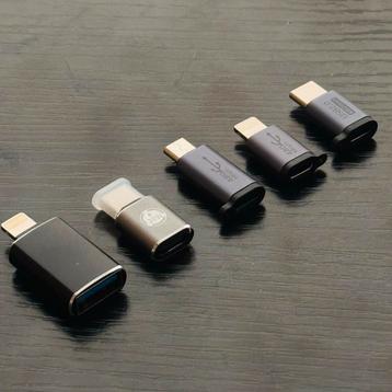 5 Nieuwe Data Transfer Adapters - USB, Type-C, Lightning, Mi