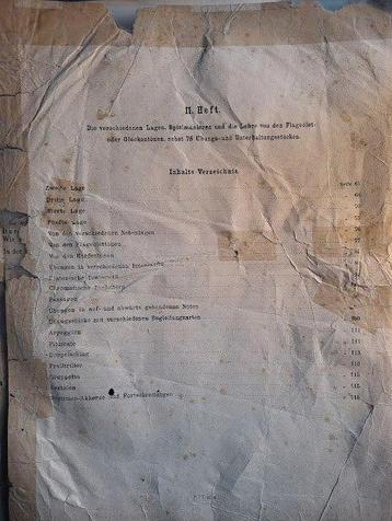 Oude bladmuziek voor Citer / Zither