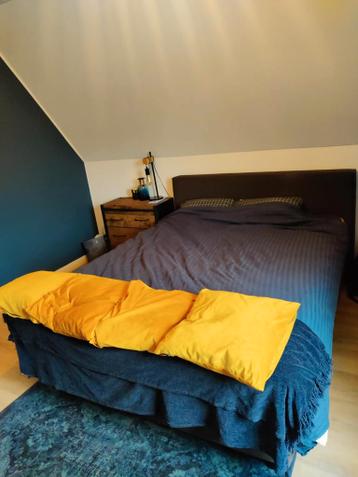 Karlsson Arendal boxspring 160*200 Grijs Direct op te halen