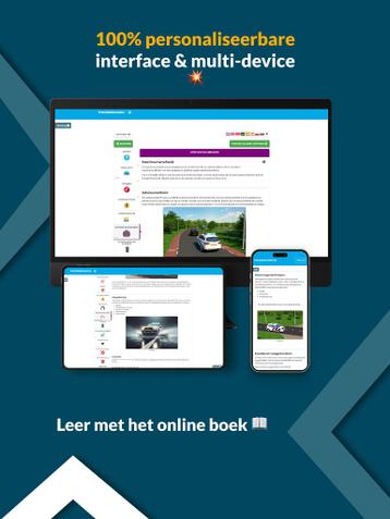 Rijbewijs B theorieboek - 8 talen - inclusief oefenexamens