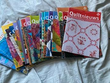 tijdschriften quiltnieuws en quiltersgilde ong 22 st
