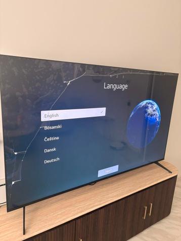 LG tv 75 inch beschadigd