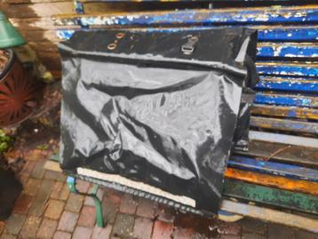 Fietstas, krantentas. Zwart