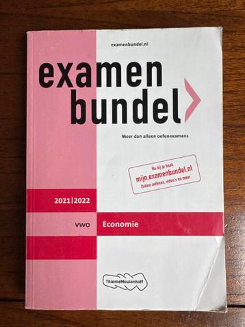 Examenbundel Economie VWO 2021/2022 + extra boeken