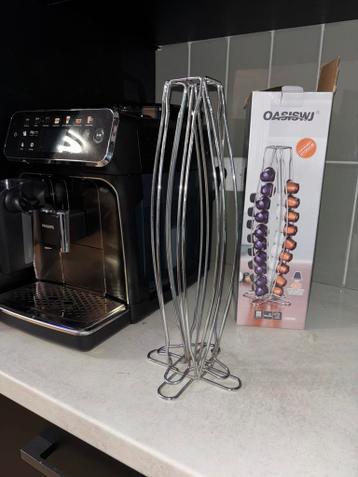 Nespresso capsulehouder – metaal/chroom – voor 40 capsules