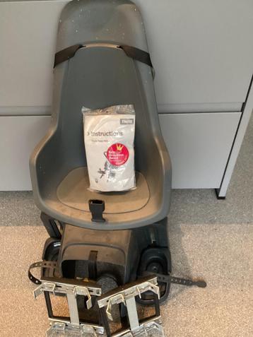 Fietsstoeltje bobike, grijs voor achterop