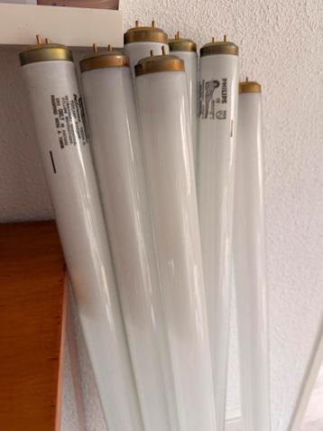 8x Philips Performance Sunlamp 100W-S zonnebank UV lampen