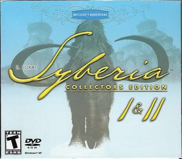 PC game Syberia I + II (budget dvd)