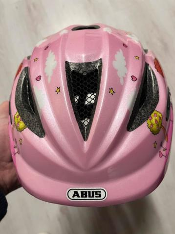 Kinderhelm Abus roze