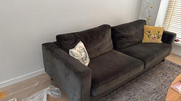 Mooie warmgroene bank Robin - 2.30m breed