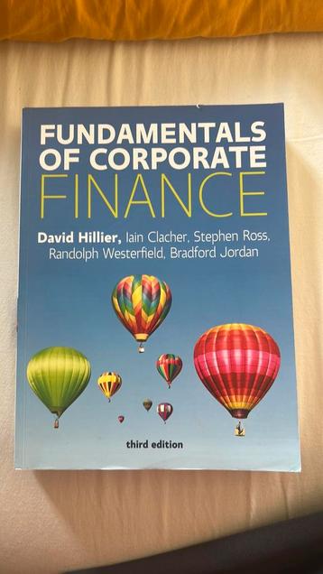Fundamentals of corporate finance David Hillier