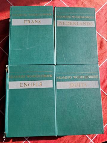 Woordenboeken Engels, Duits, Frans, Nederlands