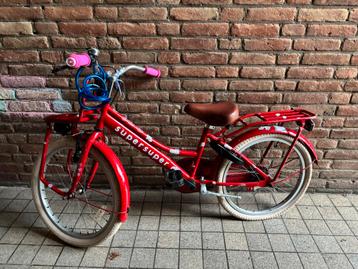 Kinderfiets 20inch rood
