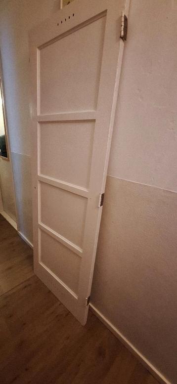 Paneeldeur kast creme/wit gebruikt
