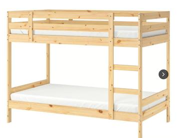 Ikea mydal bunk bed with matresses
