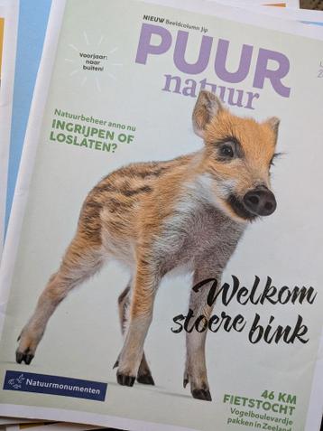 28x PUUR natuur tijdschriften