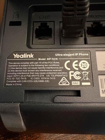 Yealink SIP-T41S VoIP Telefoon