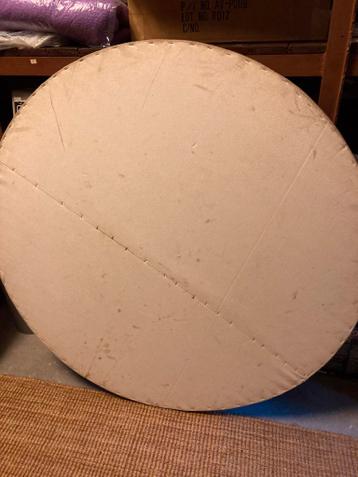 Gratis exstra tafelblad 1.20 doorsnee.