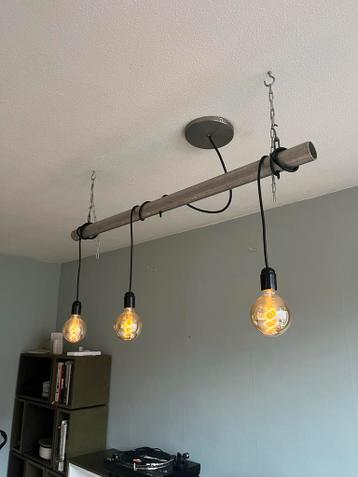 Industriële hanglamp met 3 lampen