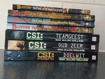 7 boeken w.o Baantjer en CSI