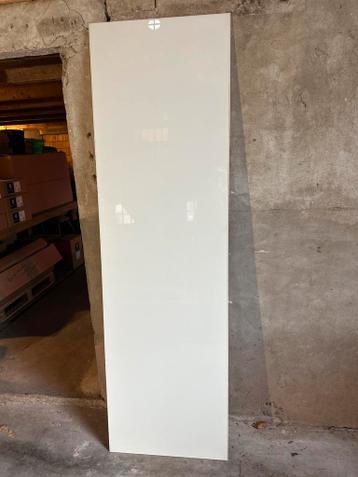 Witte glazen keukenachterwand 200x59x0,07cm