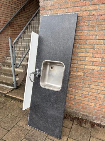 Keuken werkblad met spatbord