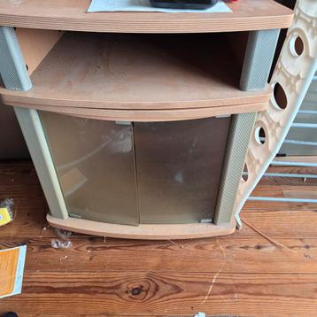 TV Meubel met Glazen Deuren