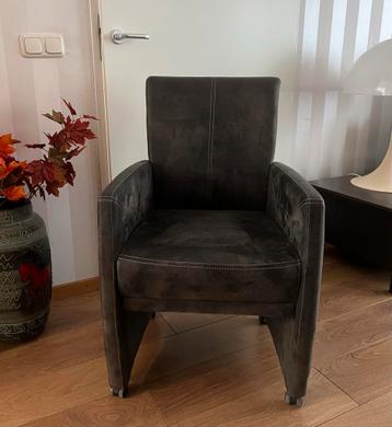 Eetkamerfauteuils - antraciet- Gratis